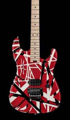 EVH Striped Series - Red with Black Stripes #00196 - Image 1 of 4