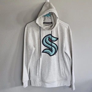 Seattle Kraken Pullover Hoodie Herren Größe S weiß - Bild 1 von 7