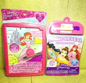 2}NIP~*Disney Princess~Ariel~Create Stylish Designs Rubbing Plate & Magic Reveal - Picture 1 of 2