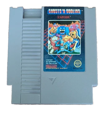 Ghosts 'N Goblins NES Nintendo Capcom Game Cartridge 1986 Authentic Clean Tested - Image 1 of 4