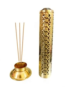 Metal Brass Agarbatti Incense Stick Stand/ Brass Agarbatti Incense Holder - Picture 1 of 4
