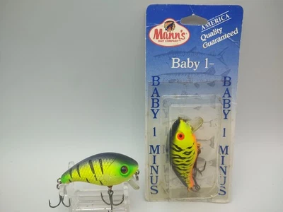 Lot Of 2 Vintage Tom Mann's Baby 1- Minus Fishing Lure - Image 1 of 4