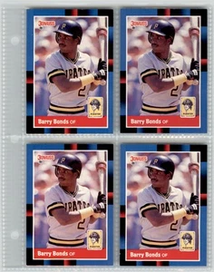 DONRUSS (4) CARD SET BARRY BONDS BX2=538 - Picture 1 of 2