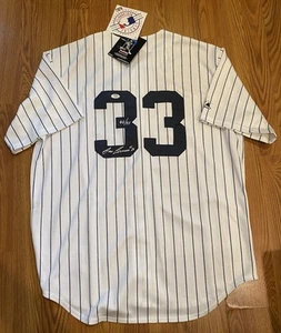 Jose Canseco Signed Majestic Authentic New York Yankees Jersey Insc "40/40" PSA - Picture 1 of 6