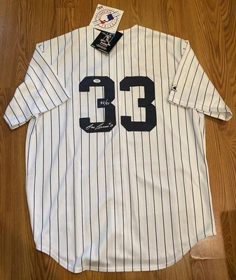 Jose Canseco Signed Majestic Authentic New York Yankees Jersey Insc "40/40" PSA - Image 1 of 4
