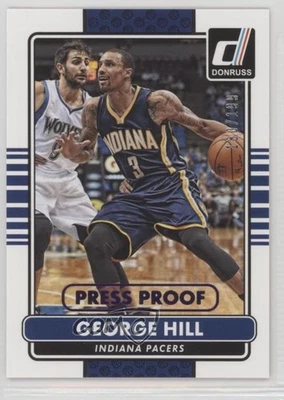 2014-15 Panini Donruss Press Proof Purple /199 George Hill #72 - Image 1 of 2