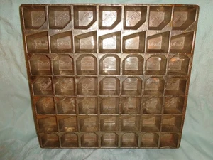Vintage Industrial Metal 49 Slot Chocolate Mold, King Kup Milk Chocolate Candy - Picture 1 of 5
