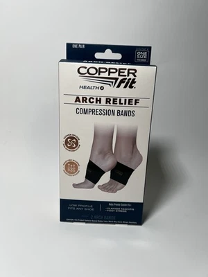 Copper Fit Copper Infused Arch Relief & Support Compression Bands One Size - Image 1 of 2