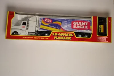 Caminhão semi-caminhão controle remoto vintage 1999 Giant Eagle 18 rodas EZ-TEC 82190GT - Imagem 1 de 4