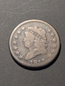 1813 Classic Head Large Cent 1c.  VG Nice - Picture 1 of 2