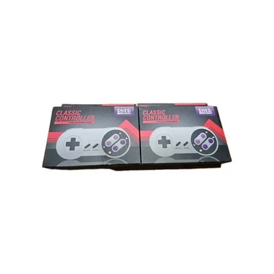 Pair Of New TTX Super Nintendo SNES System Gamepad Replacement Controller Corded - Image 1 of 2