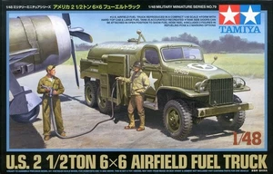 Camión de combustible Tamiya 1/48 US Airfield 2 1/2 toneladas 6x6 kit modelo plástico 32579 - Imagen 1 de 2