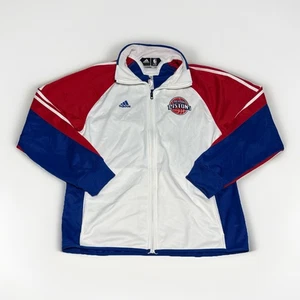 Adidas Detroit Pistons Cremallera Adidas Chaqueta Baloncesto Calentamiento Climalite Talla S - Imagen 1 de 7