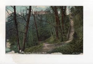 GB KEVII CORBY CASTLE FROM GREEN WALK postcard 1910 posted WETHERAL 1/2d - Picture 1 of 3