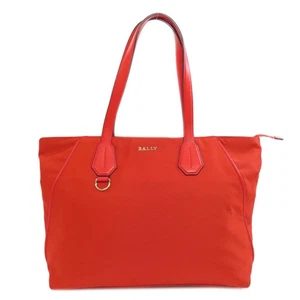 BALLY  logo Tote Bag Nylon  Ladies [Used] - Picture 1 of 21