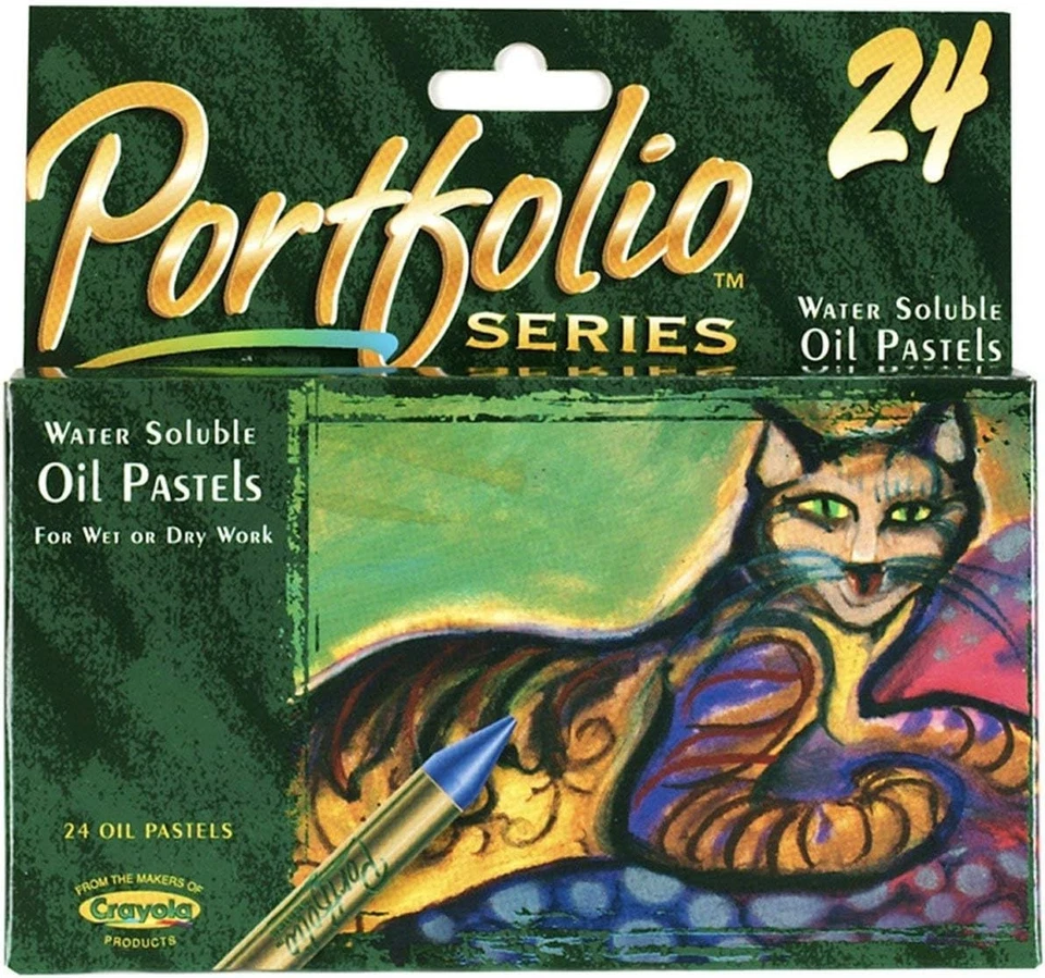 Crayola Portfolio Series Water Soluble Oil Pastels 24-Color Set Arts & Crafts  - Image 1 of 1