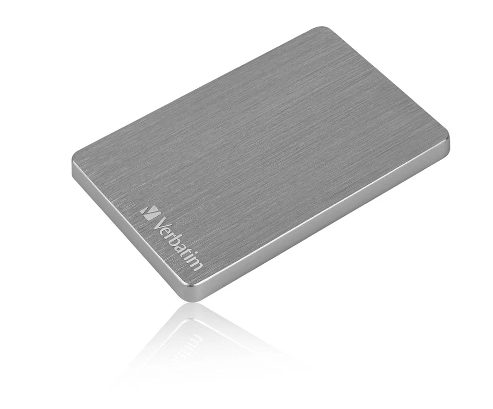 Verbatim 53662 Verbatim 'n' Go Alu Slim 1 TB externe Festplatte grau