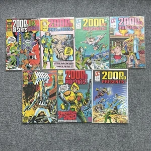 2000 A.D. Presents Lot Of (7) Vintage Books Quality Comics 1985 - Free Shipping! - Picture 1 of 2