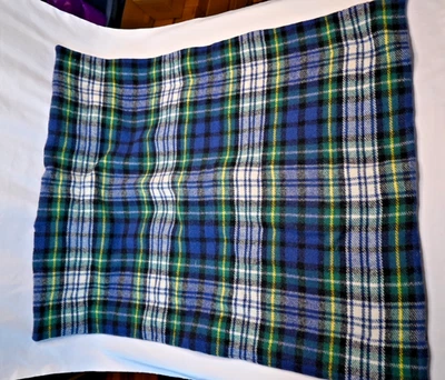 Wool Pillow Cover, Large, 25W x 31L, Plaid, Lined - Image 1 of 3