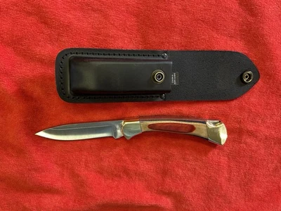 Custom Buck 110 / 112 Red/white/blue Drop Point - Image 1 of 4