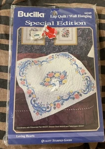 Vtg Bucilla By Needlecraft Lap Quilts Wall Hanging 64249 Special Edition 1994 - Picture 1 of 3