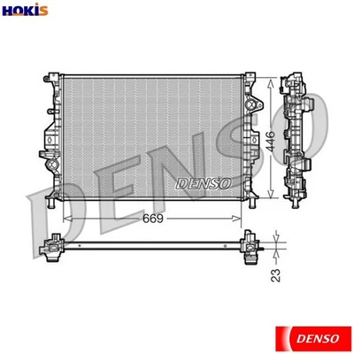 RADIATOR ENGINE COOLING DRM10077 FOR FORD MONDEO/IV/Turnier GRAND/C-MAX FOCUS - Image 1 of 4
