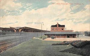 Postal de la estación de tren East Liberty Passenger Depot Pittsburgh Pennsylvania 1913 - Imagen 1 de 2