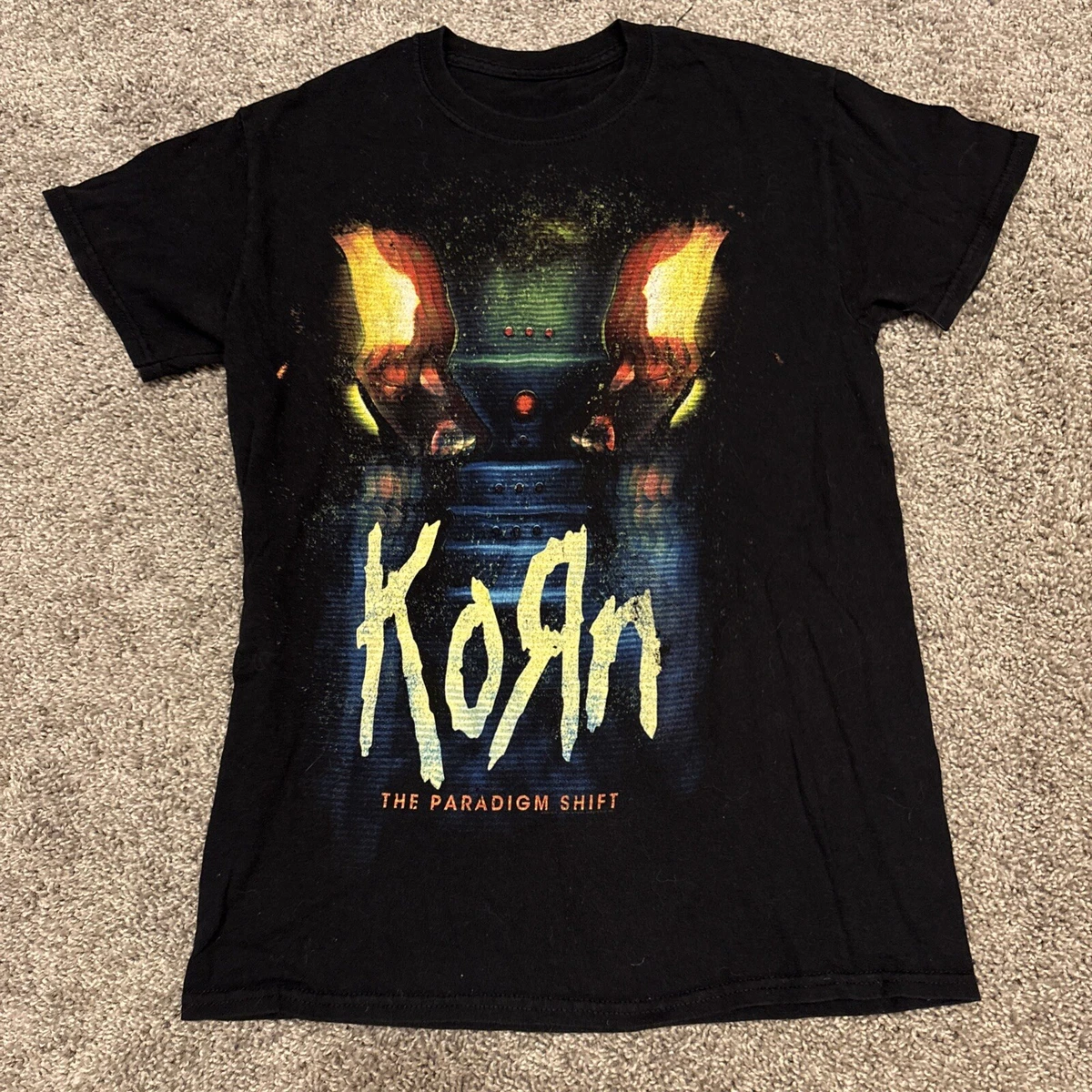 KORN ロンT デッドストック RODEO CROWNS WIDE BOWL | Grunge Border Knit カーディガン (ニット