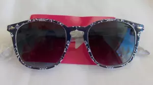 GAFAS DE SOL VERA BRADLEY ACERO AZUL MEDALLÓN BREE NUEVAS CON ETIQUETAS - Imagen 1 de 3