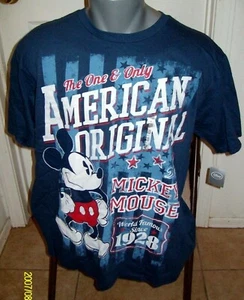 Men's LRG Disney Mickey Mouse An American Original Disney Store New W/Tag - Picture 1 of 8