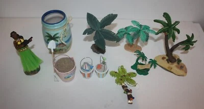 Лот ваз с украшениями для пляжной вечеринки пальмы - Изображение 1 из 4