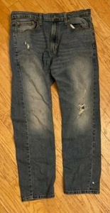 Signature by Levi Strauss & Co S37 normale konische blaue Herrenjeans 34 x 30 (Etikett) - Bild 1 von 8