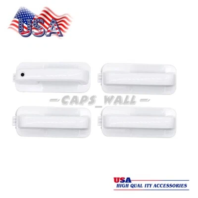 4Pcs For Ford F-150 F150 Oxford White Door Handles Front and Rear Set 2017-2020 Foto 1 de 4