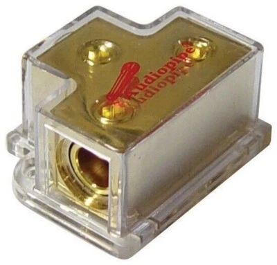 Nippon APPB1020 1 To 2 Power Distribution Block w/24KT. Gold Finish - Image 1 of 2