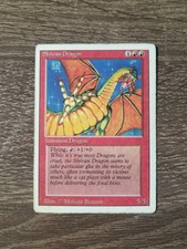 1994 : MtG - Magic the Gathering : Shivan Dragon, 3rd Edition, Revised, PLAYED