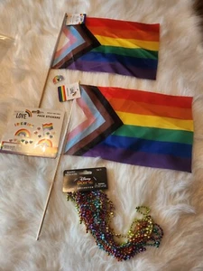 Disney pride Collection season of love necklace  flags face stickers dis-7 - Picture 1 of 1