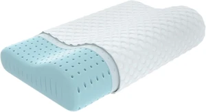 Contour Memory Foam Pillow for Neck Pain - Gel Foam Neck Pillow for Sleeping - F - Picture 1 of 12