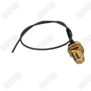 Cable cola de cerdo SMA hembra para exponer extremo 25 cm 1,13 mm para inalámbrico hágalo usted mismo para un extremo - Imagen 1 de 2