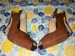 Marrón | Metallic Rootbeer Boutique 9 BTRAVEN Tacones Ultra Altos Punta Abierta Talla: 11M - Imagen 1 de 15