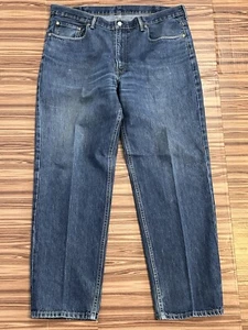 Mens Levis 550 blue Straight Fit Jeans size 42x32 - Picture 1 of 5