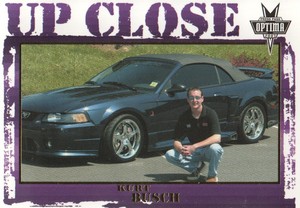 2003 Press Pass Optima NASCAR Racing Gold #G45 Kurt Busch Up Close