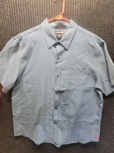 Men's Button Down Tony Hawk Shirt Size XL Short Sleeve 1 Pocket Blue Modal Sk8r - Picture 1 of 3