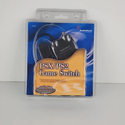 PSX/PS2 Game Switch Radio Shack 26-609 Switch Between TV & PS2 Cords Gaming - Image 1 of 4