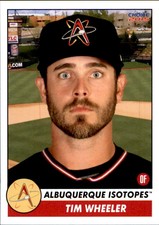 2015 Albuquerque Isotopes Choice #33 Tim Wheeler Sacramento California CA Card