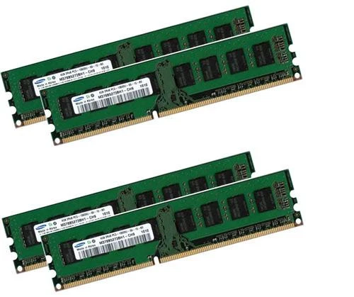 4x 4GB 16GB Samsung PC Desktop RAM Speicher DIMM DDR3 1333 Mhz PC3-10600U 240pin - Bild 1 von 1