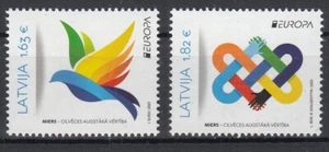LATVIA.2023 EUROPA CEPT.PEACE – the highest val.2 ST . MNH - Picture 1 of 1
