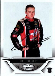 Cole Custer signed NASCAR Card Auto Racing, SC 2016 Panini Certified Rookie #87