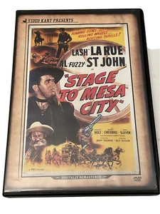 STAGE TO MESA CITY & THE HAWK OF POWDER RIVER DVD DOUBLE FEATURE WESTERN 2 DISC - Imagen 1 de 1
