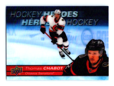 2021-22 UD  TIM HORTONS HOCKEY HEROES THOMAS CHABOT HOLOGRAM INSERT CARD # H9