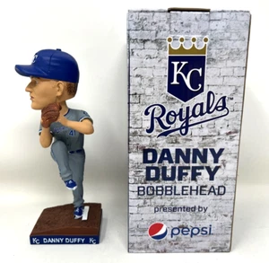 Danny Duffy Bobblehead 2017 SGA KC Kansas City Royals 2016 Strikeouts Record - Foto 1 di 9